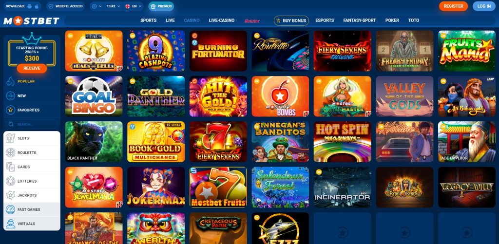 Vale a pena jogar no Mostbet?